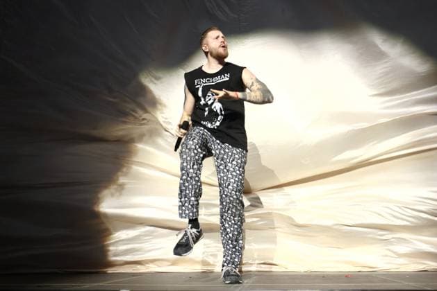 31 10 2025, Nils Wehowsky aka Finch, Rapper, in concert live at the Uber Arena, Berlin, Hip Hop, Berlin