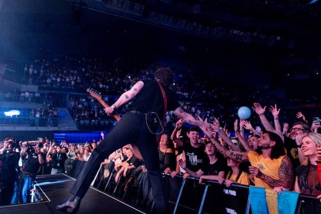 Viva Suecia concert at the Movistar Arena The group Viva Suecia during their performance at the Movistar Arena, on October 31, 2025, in Madrid Spain Viva Suecia is a Spanish indie rock band formed in Murcia in 2013, considered one of the current references of the genre in Spain They have already headlined national and international festivals, such as FIB, Mad Cool, Sonorama, Cruïlla and Granada Sound 31 OCTOBER 2025 CONCERT GROUP INDIE BAND VIVA SUECIA MUSIC Madrid Madrid Madrid Spain  Copyright: xRicardoxRubiox 7070136