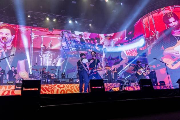 Viva Suecia concert at the Movistar Arena The group Viva Suecia during their performance at the Movistar Arena, on October 31, 2025, in Madrid Spain Viva Suecia is a Spanish indie rock band formed in Murcia in 2013, considered one of the current references of the genre in Spain They have already headlined national and international festivals, such as FIB, Mad Cool, Sonorama, Cruïlla and Granada Sound 31 OCTOBER 2025 CONCERT GROUP INDIE BAND VIVA SUECIA MUSIC Madrid Madrid Madrid Spain  Copyright: xRicardoxRubiox 7070138