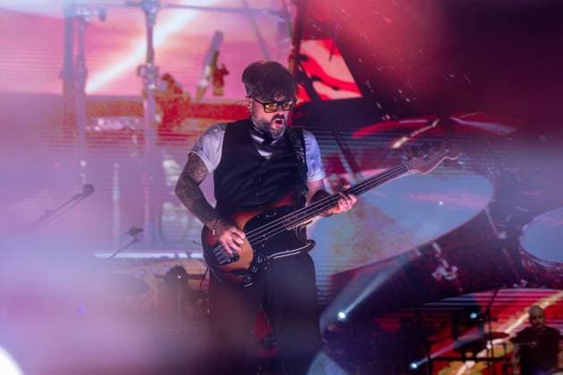 Viva Suecia concert at the Movistar Arena The group Viva Suecia during their performance at the Movistar Arena, on October 31, 2025, in Madrid Spain Viva Suecia is a Spanish indie rock band formed in Murcia in 2013, considered one of the current references of the genre in Spain They have already headlined national and international festivals, such as FIB, Mad Cool, Sonorama, Cruïlla and Granada Sound 31 OCTOBER 2025 CONCERT GROUP INDIE BAND VIVA SUECIA MUSIC Madrid Madrid Madrid Spain  Copyright: xRicardoxRubiox 7070139