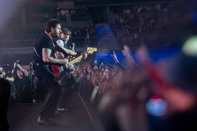 Viva Suecia concert at the Movistar Arena The group Viva Suecia during their performance at the Movistar Arena, on October 31, 2025, in Madrid Spain Viva Suecia is a Spanish indie rock band formed in Murcia in 2013, considered one of the current references of the genre in Spain They have already headlined national and international festivals, such as FIB, Mad Cool, Sonorama, Cruïlla and Granada Sound 31 OCTOBER 2025 CONCERT GROUP INDIE BAND VIVA SUECIA MUSIC Madrid Madrid Madrid Spain  Copyright: xRicardoxRubiox 7070147