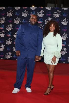 Teddy Riner and his partner Luthna Plocu at the photocall of the 27th NRJ Music Awards at the Palais des Festivals in Cannes, France, on October 31, 2025 Dominique Jacovides Bestimage 27th NRJ Music Awards in Cannes, France, on October 31, 2025 Cannes France  Copyright: xDOMINIQUExJACOVIDESx xBESTIMAGExDOMINIQUExJACOVIDESx xBESTIMAGEx
