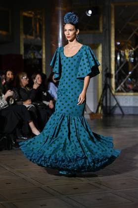 International Flamenco Fashion Week Madrid, (SIMOF) in Madrid - 31 Oct 2025 A model walks in a Angela Isa design at the International Flamenco Fashion Week Madrid, (SIMOF) show, at the Wellington Hotel in Madrid. Madrid Spain Copyright: xAtilanoxGarciax xSOPAxImagesx FOTO54292