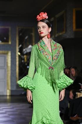 International Flamenco Fashion Week Madrid, (SIMOF) in Madrid - 31 Oct 2025 A model walks in a Angela Isa design at the International Flamenco Fashion Week Madrid, (SIMOF) show, at the Wellington Hotel in Madrid. Madrid Spain Copyright: xAtilanoxGarciax xSOPAxImagesx FOTO54320