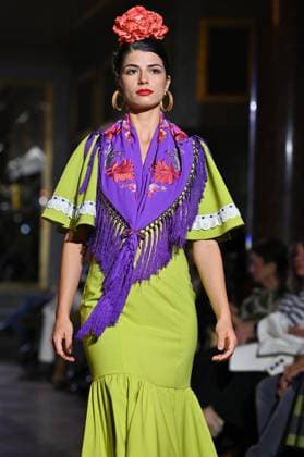 International Flamenco Fashion Week Madrid, (SIMOF) in Madrid - 31 Oct 2025 A model walks in a Angela Isa design at the International Flamenco Fashion Week Madrid, (SIMOF) show, at the Wellington Hotel in Madrid. Madrid Spain Copyright: xAtilanoxGarciax xSOPAxImagesx FOTO54332