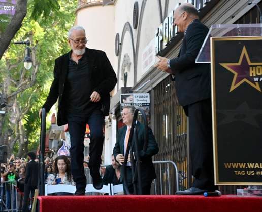 American actor and director Robert Englund, who is best known for his portrayal of the villainous Freddie Krueger is introduced during an unveiling ceremony honoring him with the 2, 826th star on the Hollywood Walk of Fame in Los Angeles on Friday, October 31, 2025.  LAP2025103129 JIMxRUYMEN