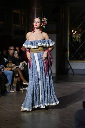 International Flamenco Fashion Week Madrid, (SIMOF) in Madrid - 31 Oct 2025 A model walks in a Inma Benicio design at the International Flamenco Fashion Week Madrid, (SIMOF) show, at the Wellington Hotel in Madrid. Madrid Spain Copyright: xAtilanoxGarciax xSOPAxImagesx FOTO54410