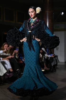 International Flamenco Fashion Week Madrid, (SIMOF) in Madrid - 31 Oct 2025 A model walks in a Inma Benicio design at the International Flamenco Fashion Week Madrid, (SIMOF) show, at the Wellington Hotel in Madrid. Madrid Spain Copyright: xAtilanoxGarciax xSOPAxImagesx FOTO54437