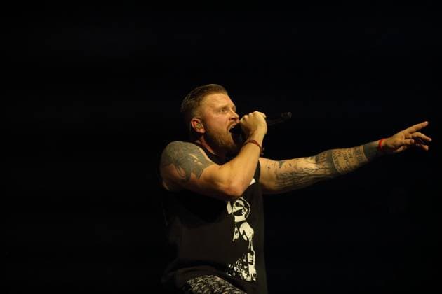 Nils Wehowsky aka Finch at a concert in the Uber Arena in Berlin, October 31, 2025 Finch concert Berlin