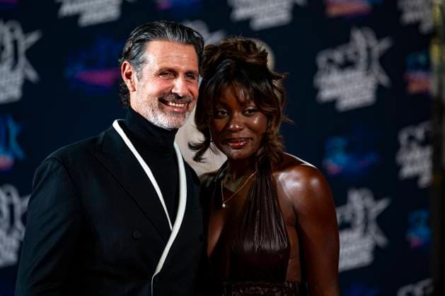 PEOPLE : NRJ Music Awards - Cannes 31 10 25 Patrick Mouratoglou and Ada attend the 27th NRJ Music Awards on October 31, 2025 in Cannes, France. Photo by Sandrine Thesillat PsNewZ  Copyright: xSandrinexTHESILLATx
