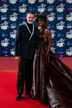 PEOPLE : NRJ Music Awards - Cannes 31 10 25 Patrick Mouratoglou and Ada attend the 27th NRJ Music Awards on October 31, 2025 in Cannes, France. Photo by Sandrine Thesillat PsNewZ  Copyright: xSandrinexTHESILLATx
