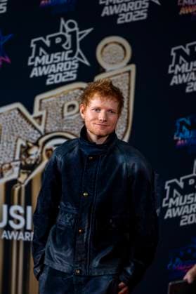 PEOPLE : NRJ Music Awards - Cannes 31 10 25 Ed Sheeran attends the 27th NRJ Music Awards on October 31, 2025 in Cannes, France. Photo by Sandrine Thesillat PsNewZ  Copyright: xSandrinexTHESILLATx