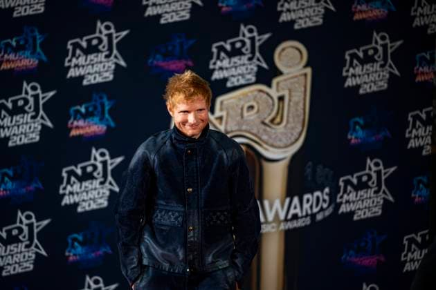 PEOPLE : NRJ Music Awards - Cannes 31 10 25 Ed Sheeran attends the 27th NRJ Music Awards on October 31, 2025 in Cannes, France. Photo by Sandrine Thesillat PsNewZ  Copyright: xSandrinexTHESILLATx