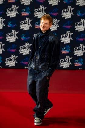 PEOPLE : NRJ Music Awards - Cannes 31 10 25 Ed Sheeran attends the 27th NRJ Music Awards on October 31, 2025 in Cannes, France. Photo by Sandrine Thesillat PsNewZ  Copyright: xSandrinexTHESILLATx
