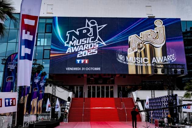 PEOPLE : NRJ Music Awards - Cannes 31 10 25 The 27th NRJ Music Awards on October 31, 2025 in Cannes, France. Photo by Sandrine Thesillat PsNewZ  Copyright: xSandrinexTHESILLATx