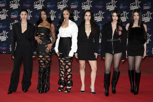 27th NRJ Music Awards - Cannes Sofia Laforteza, Lara Raj, Manon Bannerman, Daniela Avanzini, Megan Skiendiel and Yoonchae Jeung of KATSEYE Group attends the 27th NRJ Music Awards on October 31, 2025 in Cannes, France. Photo by David NIVIERE ABACAPRESS.COM CANNES France  Copyright: xNivierexDavid ABACAPRESS.COMx