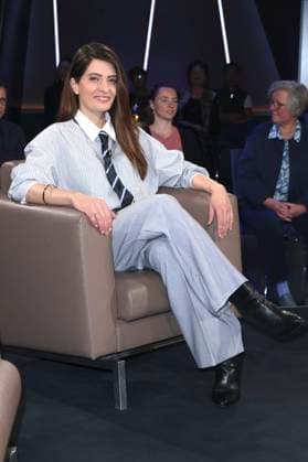 Linda Zervakis at the recording of the NDR Talk Show at the NDR television studio in Lokstedt Hamburg, 29 10 2025 Foto:xgbrcix xFuturexImagex ndr_talk2910_5008