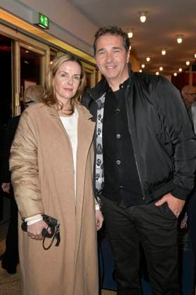 Denise Zich and Andreas Elsholz at the premiere of the play Carmen darf nicht platzen at the Komödie am Kurfürstendamm in the Ernst Reuter Saal Berlin, 31 10 2025 Foto:xM.xBehrensx xFuturexImagex carmen_prem_5014