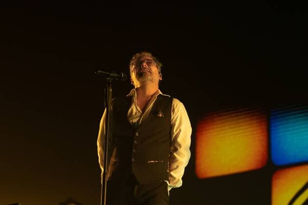 Love of Lesbian concert at the Movistar Arena The group Love of Lesbian, during their performance at the Movistar Arena, on November 1, 2025, in Madrid Spain They are one of the most iconic bands of Spanish indie pop, originally from Barcelona and formed in 1997 Led by Santi Balmes, the group is known for its poetic lyrics, emotional narrative and a musical style that oscillates between alternative pop, melodic rock and sonic experimentation 01 NOVEMBER 2025 LOVE OF LESBIAN BAND INDIE MUSIC BAND Madrid Madrid Spain  Copyright: xRicardoxRubiox 7071510
