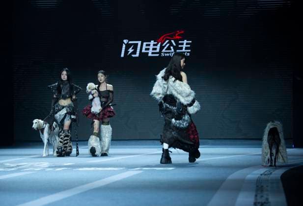 5th PETJOY FASHIION WEEK in Shanghai The owner walked the runway with their pet at the 5th PETJOY FASHIION WEEK in Shanghai, China on November 1, 2025. Shanghai Shanghai China  Copyright: xCFOTOx i1762038399403
