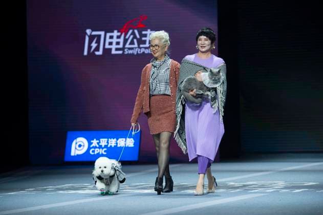 5th PETJOY FASHIION WEEK in Shanghai The owner walked the runway with their pet at the 5th PETJOY FASHIION WEEK in Shanghai, China on November 1, 2025. Shanghai Shanghai China  Copyright: xCFOTOx i1762038399556