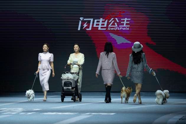 5th PETJOY FASHIION WEEK in Shanghai The owner walked the runway with their pet at the 5th PETJOY FASHIION WEEK in Shanghai, China on November 1, 2025. Shanghai Shanghai China  Copyright: xCFOTOx i1762038400162