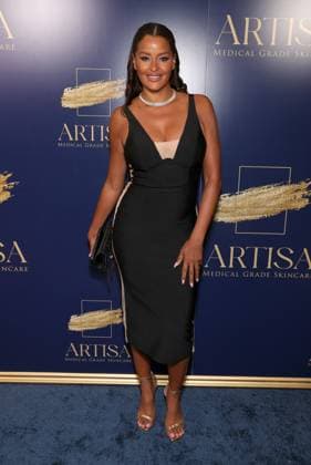 11 November 2025 - Los Angeles, California - Claudia Jordan. ARTISA Medical Grade Skincare Launch Party held at The Grotto. Los Angeles USA - ZUMAa123 20251101_zaa_a123_015 Copyright: xADx