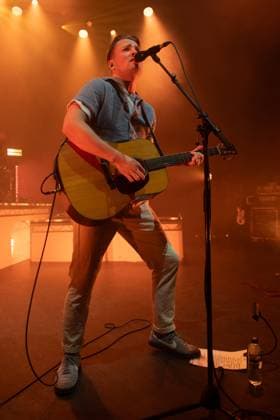 Tide Lines Performs at O2 Shepherd s Bush Empire, London Lead singer Robert Robertson of Scottish folk pop band Tide Lines performs at O2 Shepherd s Bush Empire, London, England, UK on Saturday 1 November 2025., Credit:Justin Ng Avalon UK, England, London, O2 Shepherd s Bush Empire  Copyright: xJustinxNgx xAvalonx 1049737426