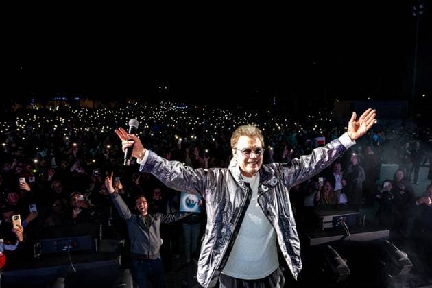 Jean-Michel Jarre At Concert on Registan Square - Samarkand Jean-Michel Jarre performs on the famous Registan Square, as Samarkand hosts the 43rd UNESCO General Conference, a historic gathering of all member states outside Paris for the first time in 40 years, in Samarkand, Uzbekistan, on November 1st, 2025. Photo by Ammar Abd Rabbo ABACAPRESS.COM Samarkand Uzbekistan  Copyright: xAbdxRabboxAmmar ABACAx