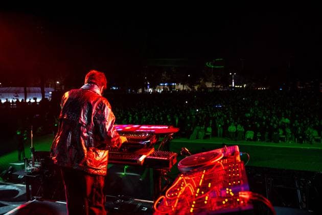 Jean-Michel Jarre At Concert on Registan Square - Samarkand Jean-Michel Jarre performs on the famous Registan Square, as Samarkand hosts the 43rd UNESCO General Conference, a historic gathering of all member states outside Paris for the first time in 40 years, in Samarkand, Uzbekistan, on November 1st, 2025. Photo by Ammar Abd Rabbo ABACAPRESS.COM Samarkand Uzbekistan  Copyright: xAbdxRabboxAmmar ABACAx