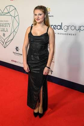 abb Laughing Lilly from the Voice Kids as a guest at the 14 Laughing Hearts Charity Gala 2025, at the JW Marriott Hotel Berlin on 01 11 2025 in Berlin Berlin Germany