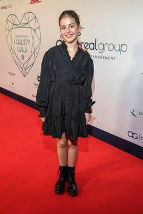 abb Laughing Malya from the Voice Kids as a guest at the 14 Laughing Hearts Charity Gala 2025, at the JW Marriott Hotel Berlin on 01 11 2025 in Berlin Berlin Germany