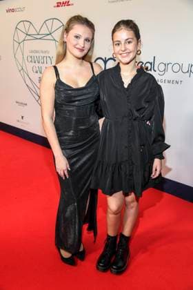abb Laughing Malya and Lilly from the Voice Kids as guests at the 14 Laughing Hearts Charity Gala 2025, at the JW Marriott Hotel Berlin on 01 11 2025 in Berlin Berlin Germany