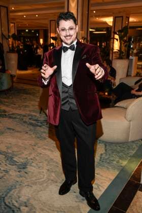 abb Laughing Ricardo Marinello German Italian opera singer guest at the 14 Laughing Hearts Charity Gala 2025, at the JW Marriott Hotel Berlin on 01 11 2025 in Berlin Berlin Germany