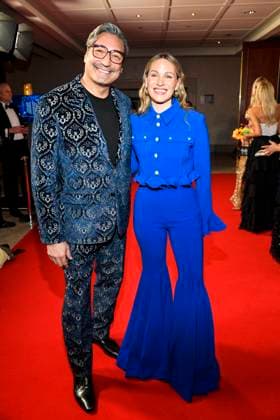 abb Laughing Mousse T and Evelyn Weigert as guests at the 14 Laughing Hearts Charity Gala 2025, at the JW Marriott Hotel Berlin on 01 11 2025 in Berlin Berlin Germany