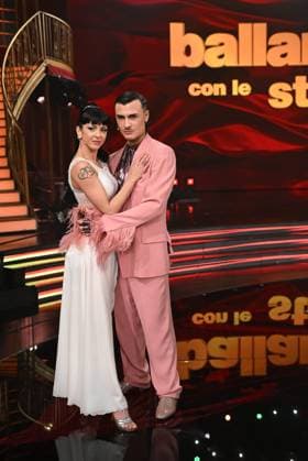 Rome: Rai Auditorium of the Foro Italico. Dancing with the Stars, Episode 6. Pictured: Rosa Chemical and Erica Martinelli.  Copyright: xMaurizioxD Avanzox xipa-agency.netx xMaurizioxDxAvanzox IPA_Agency_IPA67390661