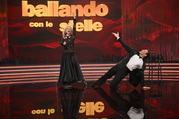 Rome: Rai Auditorium of the Foro Italico. Dancing with the Stars, Episode 6. Pictured: Nancy Brilli and Carlo Aloia.  Copyright: xMaurizioxD Avanzox xipa-agency.netx xMaurizioxDxAvanzox IPA_Agency_IPA67391453