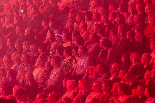 RTL dance show Lets Dance RTL dance show Lets Dance Live Tour in the WT Energiesysteme Arena Riesa Spectators in the Arena Riesa Saxony Germany Daniel Wagner