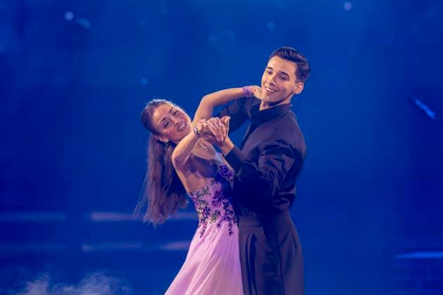 RTL dance show Lets Dance RTL dance show Lets Dance Live Tour in the WT Energiesysteme Arena Riesa Diego Pooth and Ekaterina Leonovo Riesa Saxony Germany Daniel Wagner
