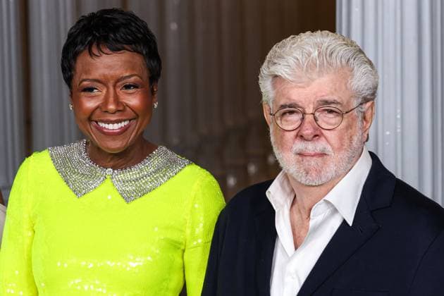 14th Annual LACMA Art + Film Gala 2025 Mellody Hobson and husband George Lucas arrive at the 14th Annual LACMA (Los Angeles County Museum of Art) Art + Film Gala 2025 presented by Gucci held at the Los Angeles County Museum of Art in Museum Row, Miracle Mile, Los Angeles, California, United States. Los Angeles County Museum of Art, Museum Row, Miracle Mile, Los Angeles, California, USA California United States  Copyright: xImagexPressxAgencyx originalFilename: collin-14thannu251102_npXfh.jpg