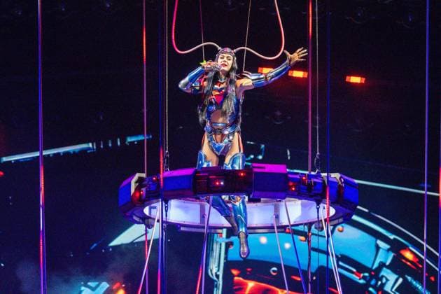 Music Concert - Katy Perry - The Life Times Tour 2025 Katy Perry performs live on stage during Katy Perry - The Life Times Tour 2025, Music Concert in Casalecchio di Reno Bologna, Italy, November 02 2025 Casalecchio di Reno Bologna Unipol Arena Italy Copyright: xAlessioxMarinix xLiveMediax LPM_2119520