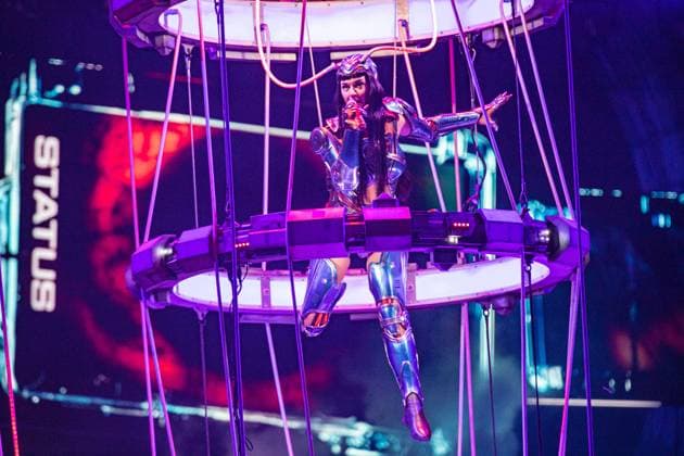 November 2, 2025, Casalecchio Di Reno, Italy: Katy Perry live at Unipol Arena in Bologna. The international pop star held a concert at the Unipol Arena in Casalecchio di Reno (Bologna) on Sunday 2 November 2025, as the only Italian date of his The Lifetimes Tour. Casalecchio Di Reno Italy - ZUMAs197 20251102_aaa_s197_197 Copyright: xCarloxVerganix