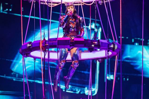 November 2, 2025, Casalecchio Di Reno, Italy: Katy Perry live at Unipol Arena in Bologna. The international pop star held a concert at the Unipol Arena in Casalecchio di Reno (Bologna) on Sunday 2 November 2025, as the only Italian date of his The Lifetimes Tour. Casalecchio Di Reno Italy - ZUMAs197 20251102_aaa_s197_209 Copyright: xCarloxVerganix