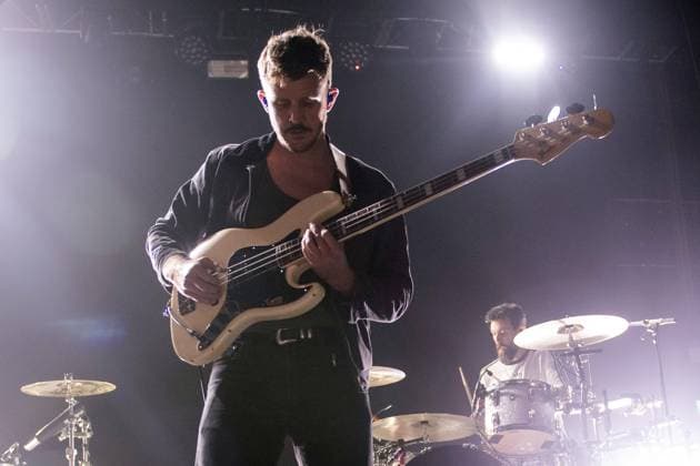 The Temper Trap Perform at Kentish Town Forum, London, UK Bassist Jonathon Aherne of Australian indie rock band The Temper Trap performs at Kentish Town Forum, London, England, UK on Sunday 02 November 2025., Credit:Justin Ng Avalon UK, England, London, Kentish Town Forum  Copyright: xJustinxNgx xAvalonx 1049980811