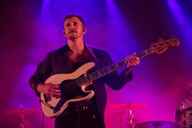 The Temper Trap Perform at Kentish Town Forum, London, UK Bassist Jonathon Aherne of Australian indie rock band The Temper Trap performs at Kentish Town Forum, London, England, UK on Sunday 02 November 2025., Credit:Justin Ng Avalon UK, England, London, Kentish Town Forum  Copyright: xJustinxNgx xAvalonx 1049980929