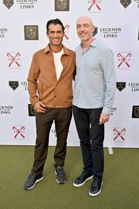 Brett Dedeaux with guest at the VIP Par Tee at the 6 Rod Dedeaux Foundation Charity Event at Riviera Country Club Los Angeles, 02 11 2025 Foto:xD.xStarbuckx xFuturexImagex dedeaux_5110