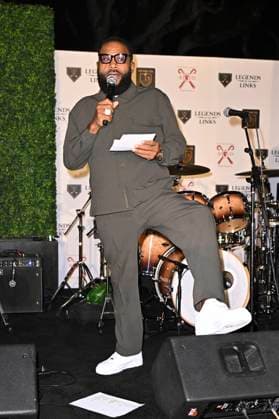Anthony Anderson at the VIP Par Tee at the 6 Rod Dedeaux Foundation Charity Event at Riviera Country Club Los Angeles, 02 11 2025 Foto:xD.xStarbuckx xFuturexImagex dedeaux_5136