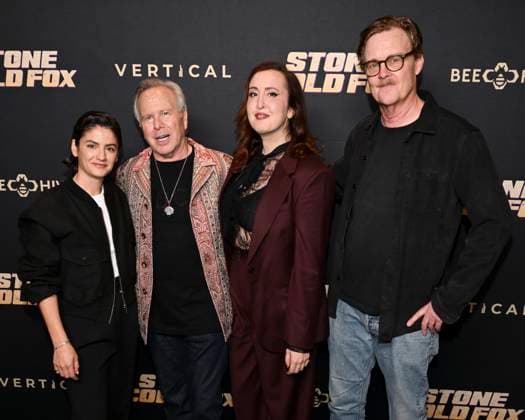 November 2, 2025, Beverly Hills, California, USA: (L-R) SOPHIE TABET, STEPHEN BRAUN, JULIA ROTH and JONATHAN CRAVEN attends Stone Cold Fox Los Angeles Red Carpet Premiere. Beverly Hills USA - ZUMAb173 20251102_aap_b173_159 Copyright: xBillyxBennightx