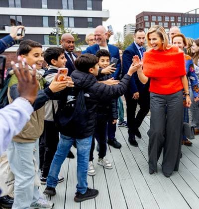 Queen Maxima visits the municipality of Haarlem, The Netherlands. 03 Nov 2025 Queen Maxima visits the municipality of Haarlem as part of the Leading Locals network of MIND Us Haarlem The Netherlands  Copyright: xDPPA ANx