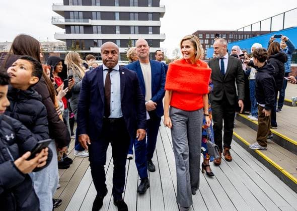 Queen Maxima visits the municipality of Haarlem, The Netherlands. 03 Nov 2025 Queen Maxima visits the municipality of Haarlem as part of the Leading Locals network of MIND Us Haarlem The Netherlands  Copyright: xDPPA ANx